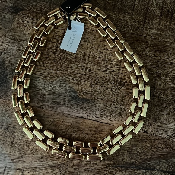 J.Crew necklace gold  tone new with tags - Picture 4 of 4